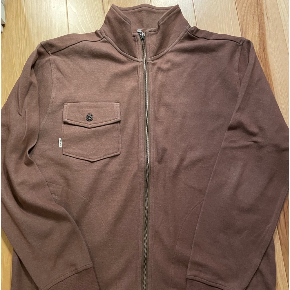 Link Soul Full zip brown sweatshirt
